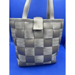 Harveys The Original Seatbelt Bag Beige Purse Tote Shoulder Handbag Medium Large